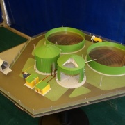 Макет биогазовой станции